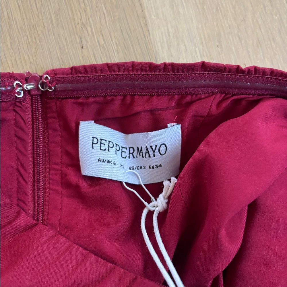 PEPPERMAYO red bustier top NWT - Picture 4 of 4